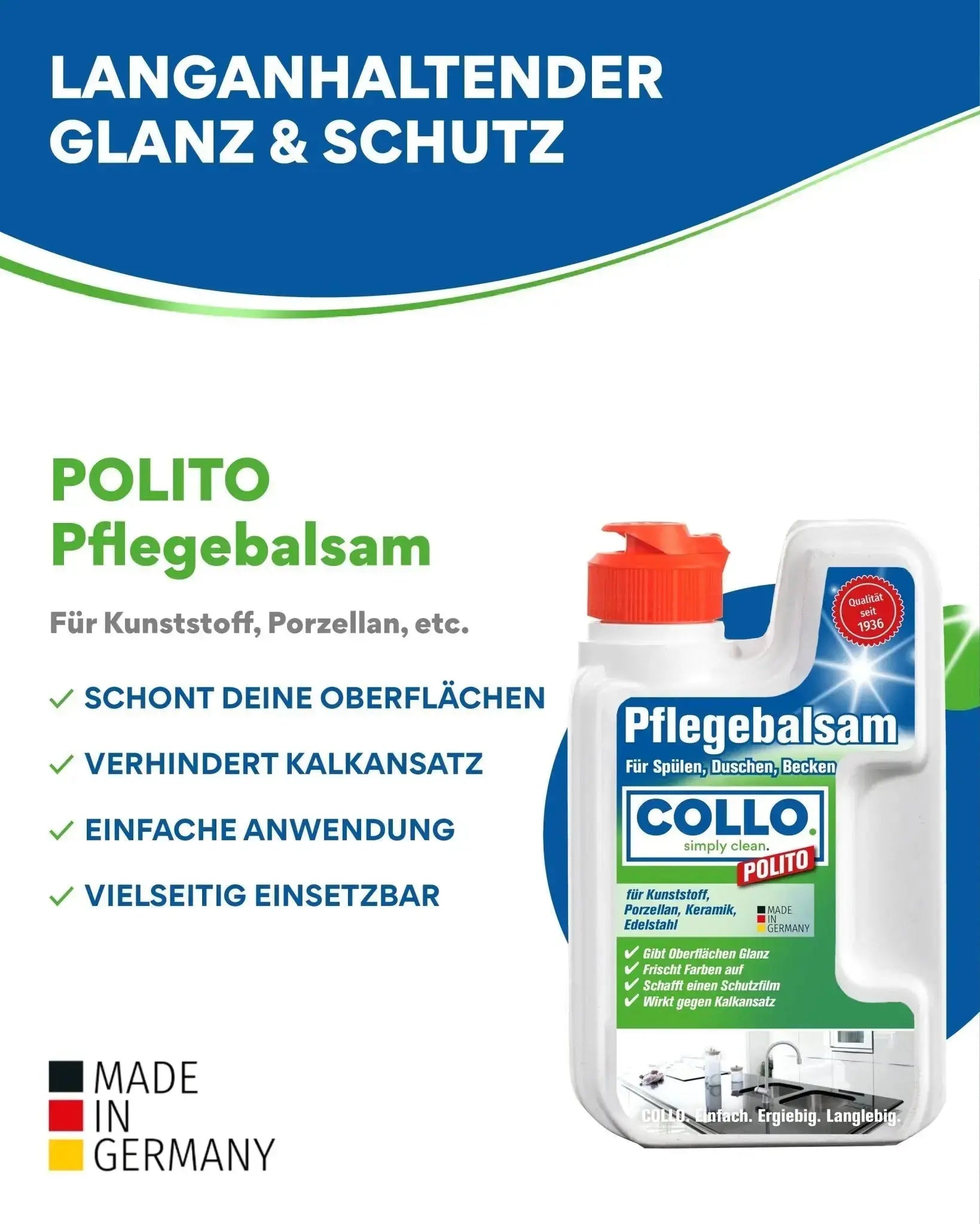 Vorteilsset: 5x Polito - Spülbecken - & Keramik - Politur - 0062.5 - COLLO. simply clean.